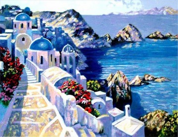 Paisajes Painting - Mediterráneo 18